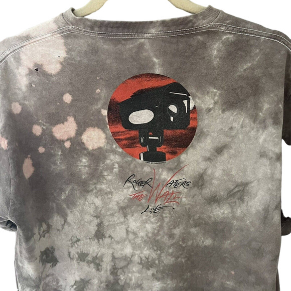 Roger Waters Big Brother Is Watching You Unisex Bleached Distressed T-Shirt - M - Picture 4 of 6